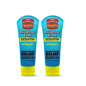 O'Keeffe's Healthy Feet, Exfoliating Foot Cream, 3 oz. Tube - 2 Pack