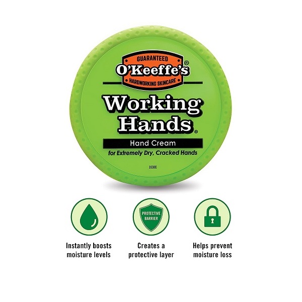 O'Keeffe's K0350002-5 Working Hands Hand Cream in Jar (5 Pack), 3.4 oz - Image 6