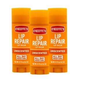 O'Keeffe's Original Lip Repair Balm Stick, Pack of 3