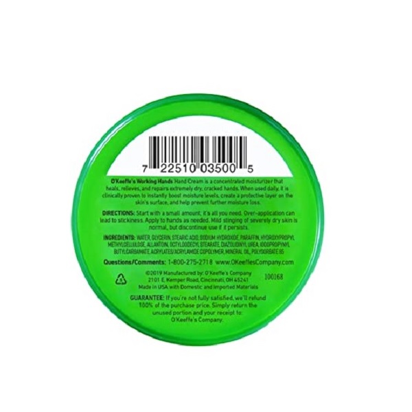 O'Keeffe's Working Hands Hand Cream, 3.4 Ounce Jar, (Pack of 3) - Image 2
