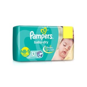 Pampers diaper new born s 5pads