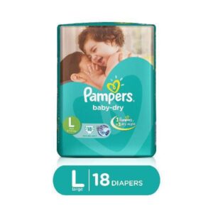 Pampers Diapers Act Baby Large 9-14k 18s