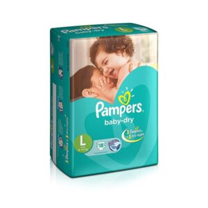 Pampers Diapers Large 9-14kg 18s