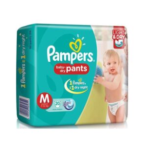 Pampers diapers md 20s x 12 econ
