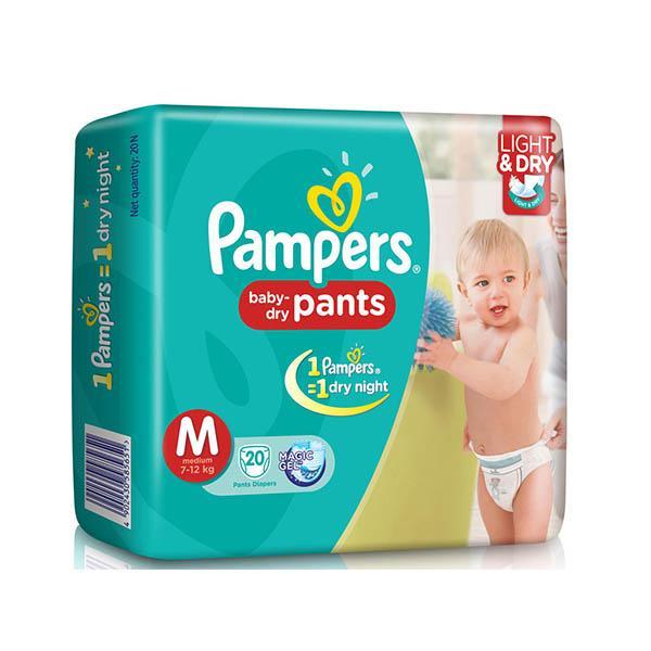 Pampers diapers md 20s x 12 econ