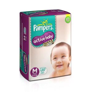 Pampers Diapers Medium 6-11kg 20s