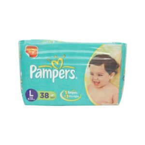 Pampers L Diapers 38s