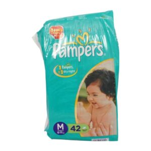 Pampers M Diapers 42s