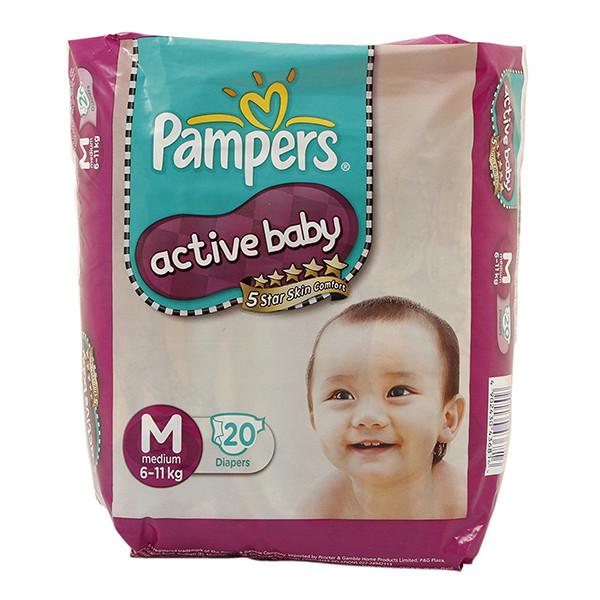 Pampers Medium 6-11 Kg Diapers 20 Pcs