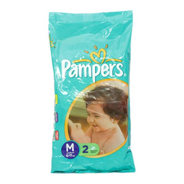 Pampers Medium Diapers 2s