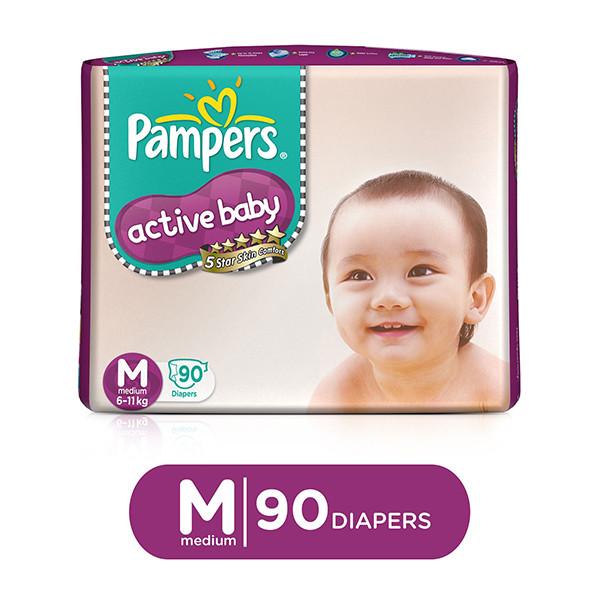 Pampers Pants Active Baby Mdm 7-10k 90s