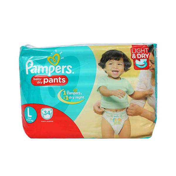 Pampers Pants L 34s