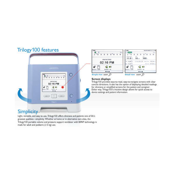 Philips Respironics Trilogy 100 Ventilator - Image 2