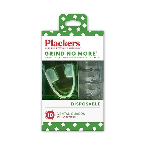 Plackers Mouth Guard Grind No More Night Time Use - 1 package (10 count)