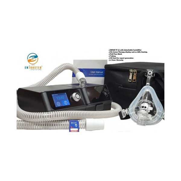 Pro Vent ST25 with detachable humidifier, Full Face Mask, Tubing, SD card & Travel Bag