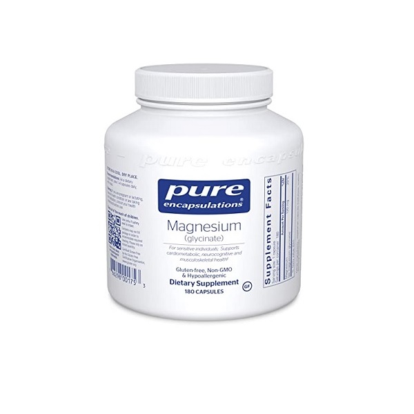 Pure Encapsulations Magnesium Glycinate 180 Capsules Bottle