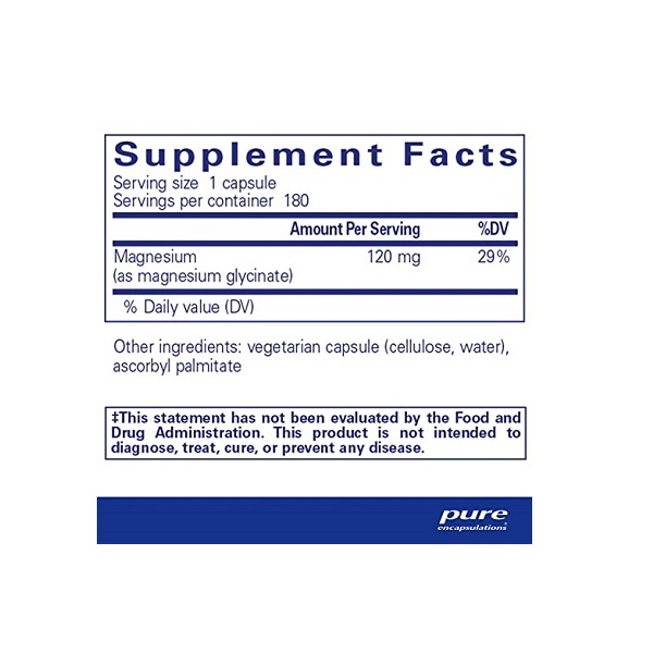 Pure Encapsulations Magnesium (glycinate) 180C - Image 2
