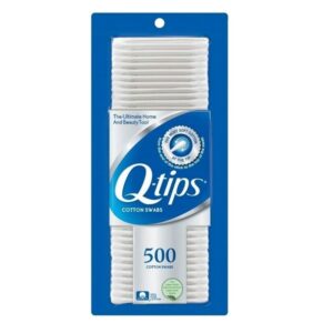 Q-tips Cotton Swabs, 500 Count (Pack of 1)