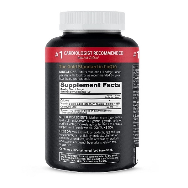 Qunol Ultra CoQ10, 300% Better Absorption, Patented Water and Fat Soluble - Image 2