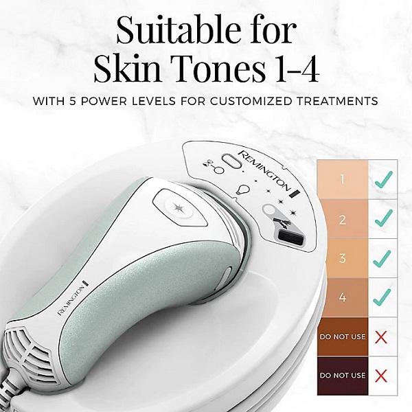 Remington IPL6500QFB iLight Ultra Face & Body At-Home IPL Hair Removal System - Image 7