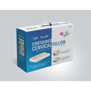 Renewa Orthopedic Contoured Cervical Pillow with Memory Foam for Neck Pain