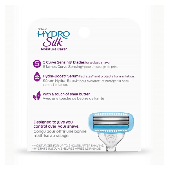 Schick Hydro Silk Hang-In Shower Razor Blade Refills for Women, 6 Count - Image 7