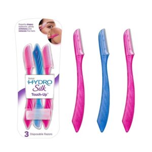 Schick Silk Touch-Up Multipurpose Face Razor and Eyebrow Shaper, 3 Count