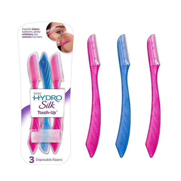 Schick Silk Touch-Up Multipurpose Face Razor and Eyebrow Shaper, 3 Count
