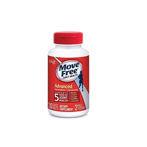 Schiff Move Free Glucosamine and Chondroitin Supplement 200 Tablets - Image 2
