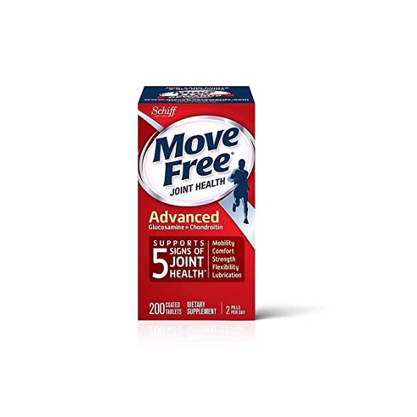 Schiff Move Free Glucosamine and Chondroitin Supplement 200 Tablets - Image 5