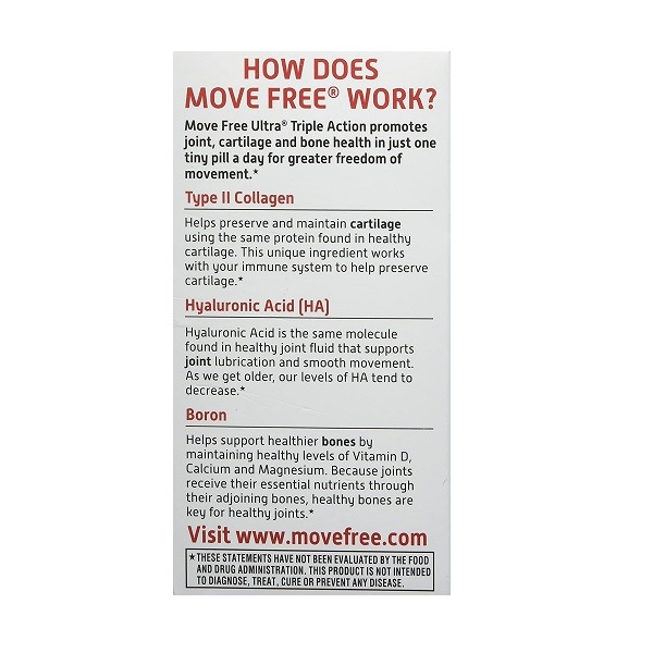 Schiff Move Free Ultra Triple Action Joint Supplement, 75 Tablets - Image 2