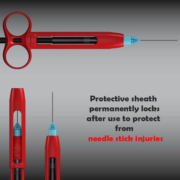Securinject- Single Use Syringe for Dental anaesthesia - 50 pieces - Image 3