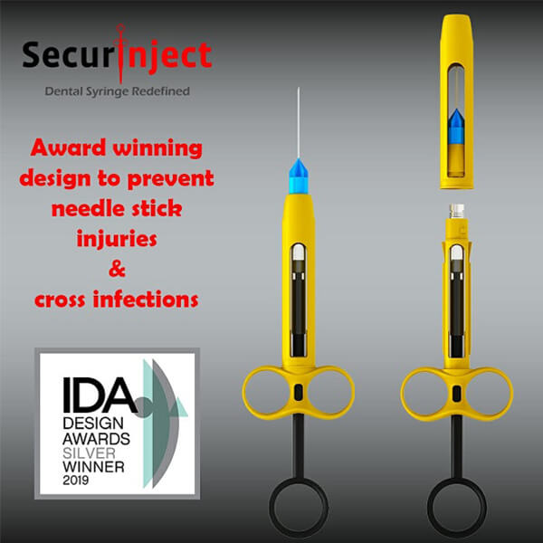 Securinject- Single Use Syringe for Dental anaesthesia - 50 pieces - Image 5