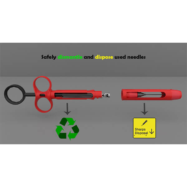 Securinject- Single Use Syringe for Dental anaesthesia - 50 pieces - Image 6