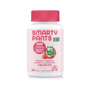SmartyPants Gummy Vitamins Kid's Non-GMO, Gluten-free, Patent-Pending Probiotic and Pre-biotic Immunity Gummies