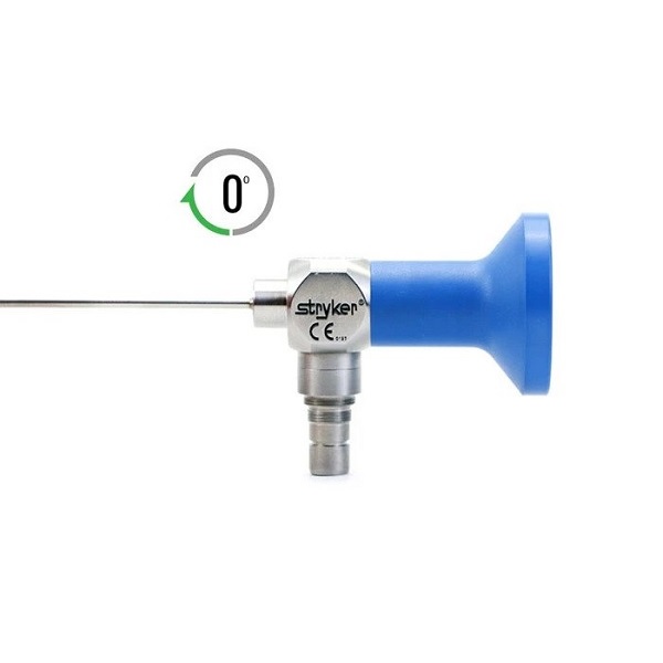 Stryker 1.9 mm 0º Autoclavable Arthroscope, Eyepiece, J-Lock, 58 mm