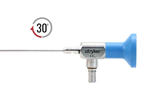 Stryker 2.3 mm 30º Autoclavable Arthroscope, Eyepiece, Speed-Lock™, 72 mm