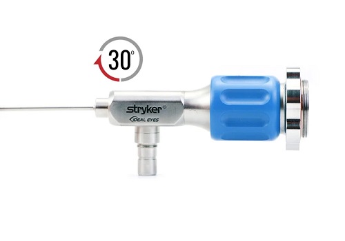 Stryker 2.3 mm 30º IDEAL EYES™ HD Autoclavable Arthroscope, C-Mount, J-Lock, 72 mm