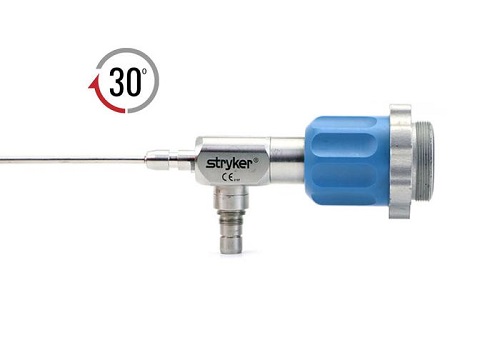Stryker 2.3 mm 70º Autoclavable Arthroscope, C-Mount, Speed-Lock™, 72 mm