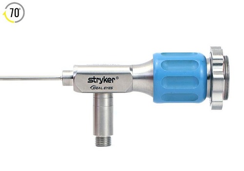 Stryker 2.3 mm 70º IDEAL EYES™ HD Autoclavable Arthroscope, C-Mount, J-Lock, 72 mm