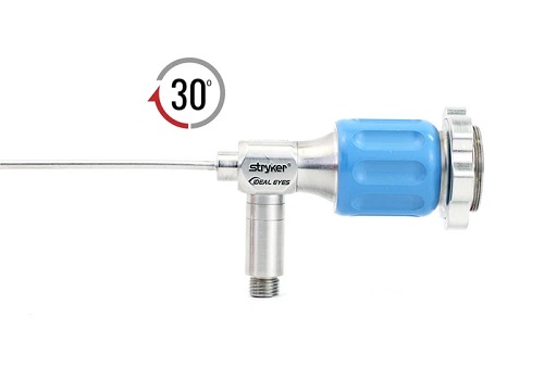 Stryker 2.7 mm 0º IDEAL EYES™ HD Autoclavable Stubby Arthroscope, C-Mount, J-Lock, 75 mm