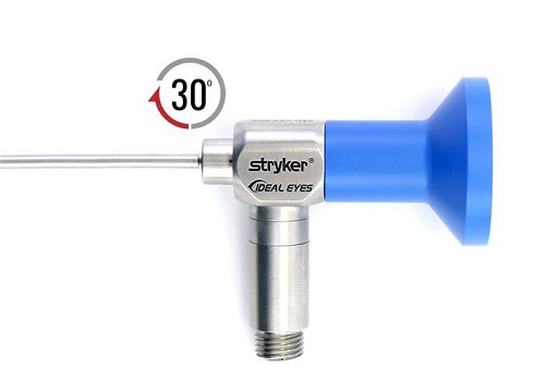 Stryker 2.7 mm 30º IDEAL EYES™ HD Autoclavable Stubby Arthroscope, C-Mount, J-Lock, 75 mm EP