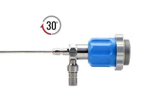 Stryker 2.7 mm 30º Stubby Autoclavable Arthroscope, C-Mount, Speed-Lock™, Reverse Cant, 75 mm