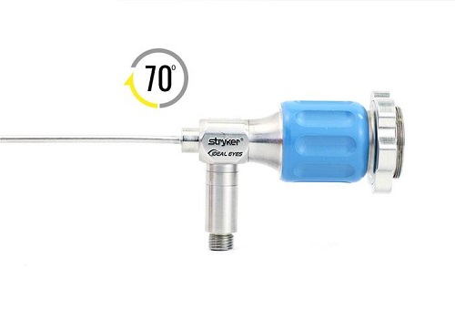 Stryker 2.7 mm 70º IDEAL EYES™ HD Autoclavable Stubby Arthroscope, C-Mount, J-Lock, 75 mm