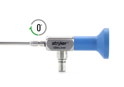 Stryker 4.0 mm 0º IDEAL EYES™ HD Autoclavable Arthroscope, Eyepiece, Speed-Lock, 140 mm