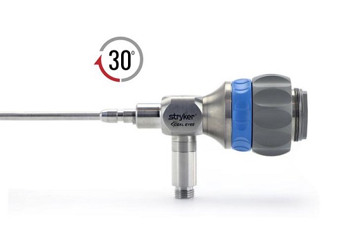 Stryker 4.0 mm 30º Precision™ IDEAL EYES™ HD Autoclavable Arthroscope, C-Mount, Speed-Lock™, Reverse Cant, 140 mm