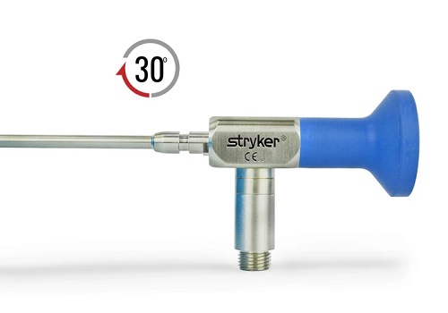 Stryker 4.0 mm 30° Autoclavable Reverse Cant Arthroscope, Eyepiece, Speed-Lock™, 140 mm