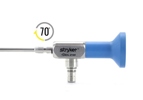 Stryker 4.0 mm 70º IDEAL EYES™ HD Autoclavable Arthroscope, Eyepiece, Speed Lock™, 140 mm