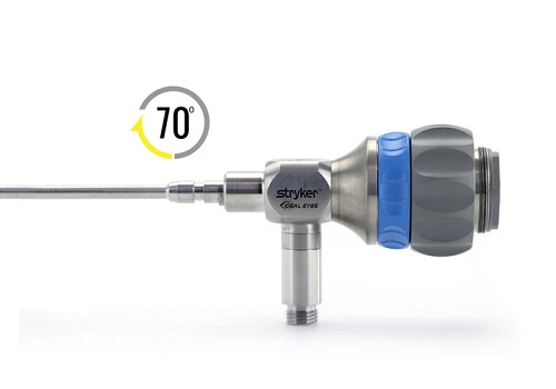 Stryker 4.0 mm 70º Precision™ IDEAL EYES™ HD Autoclavable Arthroscope, C-Mount, Speed-Lock™, 140 mm