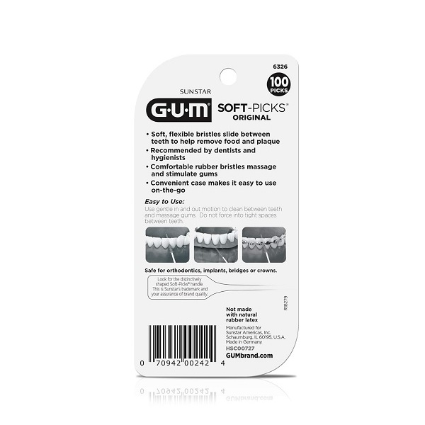 Sunstar 6326RA GUM Soft Picks Original (Pack of 100 picks) - Image 2